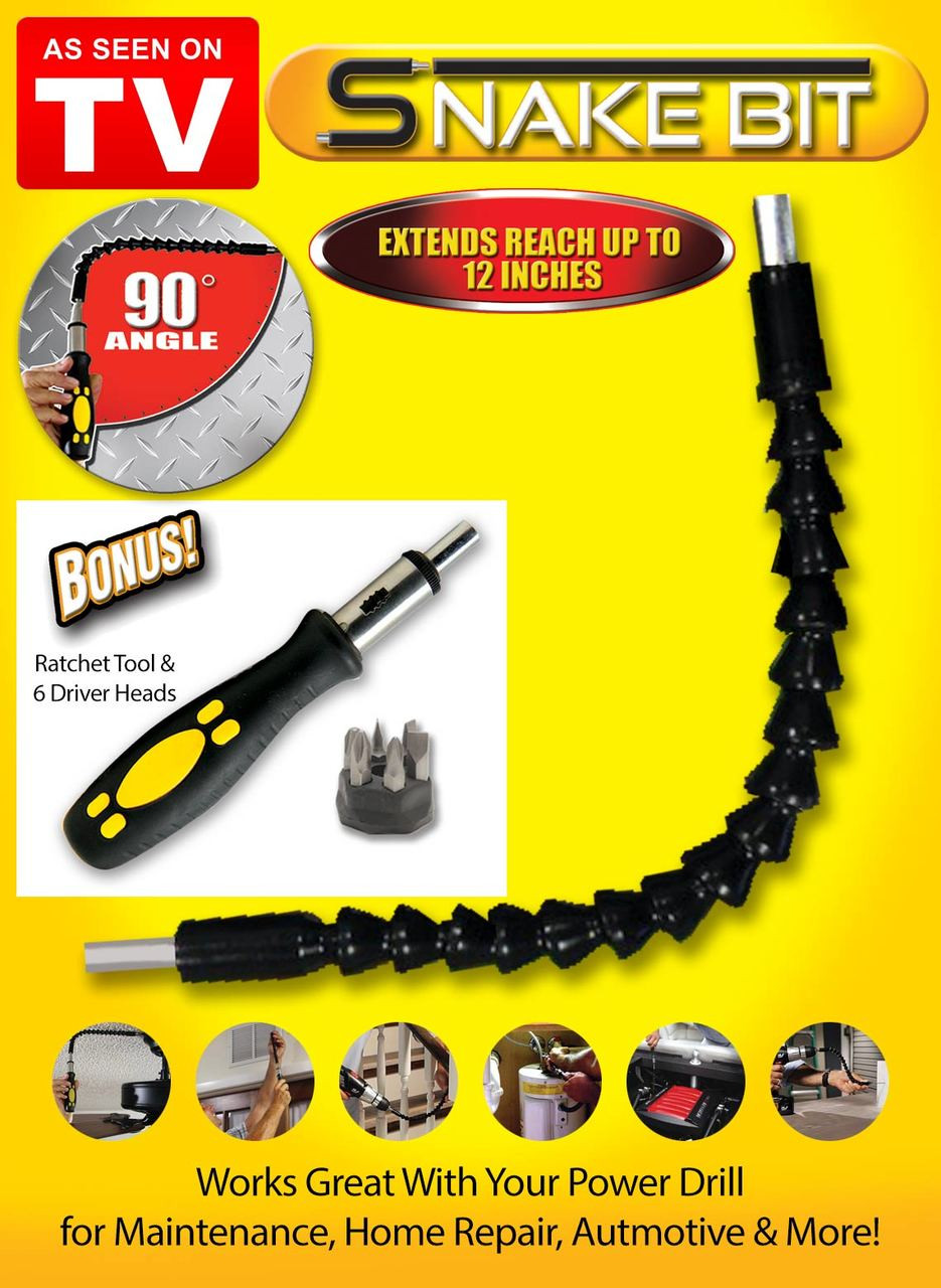 Flexible bit extensions for screwdrivers drills, CATEGORIES \ Tools \  Others