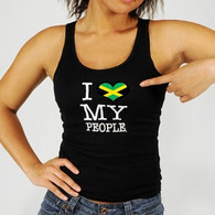 Jamaica "I Love My People" Ladies Tank Top