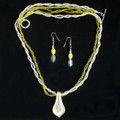 Lemon Twist - Beaded Necklace Set