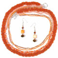 Cactus Flower - Beaded Necklace Set