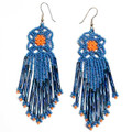 Forget-me-not - Beaded Earrings