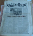 1876 MUNRO'S GIRLS & BOYS OF AMERICA #136 SCARCE STORY PAPER DIME NOVEL