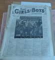 1876 MUNRO'S GIRLS & BOYS OF AMERICA #148 SCARCE STORY PAPER DIME NOVEL
