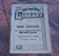 1885 OLD CAP COLLIER LIBRARY #140 BEN LOGAN DIME NOVEL