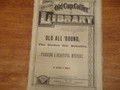 1887 OLD CAP COLLIER #281 CHICAGO DETECTIVE DIME NOVEL STORY PAPER