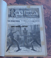 1882 BEADLE'S BOY'S LIBRARY OF SPORTS AND ADVENTURE #24 DIME NOVEL