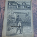 1890 BEADLE'S NEW YORK DIME LIBRARY #635 BUFFALO BILL  DIME NOVEL STORY PAPER