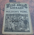 FIVE CENT WIDE AWAKE LIBRARY #983 MULDOON'S STORY 1880 DIME NOVEL STORY PAPER