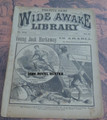 FIVE CENT WIDE AWAKE LIBRARY #1330 JACK HARKAWAY DIME 1897 NOVEL STORY PAPER
