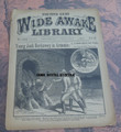 FIVE CENT WIDE AWAKE LIBRARY #1314 JACK HARKAWAY1897  DIME NOVEL STORY PAPER
