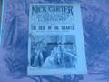 NICK CARTER LIBRARY #126 1893 DR. QUARTZ DIME NOVEL STORY PAPER