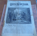 BOYS OF NEW YORK #804 FRANK READE ELECTRIC COACH SKELETON COVER TOUSEY STORY PAPER