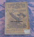 BEADLE'S DIME BURLESQUE SPEAKER #25 1886 DIME NOVEL