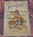 MY MOTHER IN LAW BY BRICKTOP SCARCE 1886 DIME NOVEL STORY PAPER