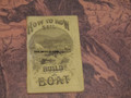 HOW TO ROW SAIL & BUILD A BOAT FRANK TOUSEY B&W COVER 1892 DIME NOVEL