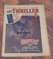 1933 THE THRILLER LIBRARY WEEKLY #208 WITH  RAFFLES STORY BY BARRY PEROWNE PULP 