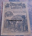 1898 FRANK TOUSEY'S DETECTIVE LIBRARY 797 JESSE JAMES QUANTRELL DIME NOVEL 