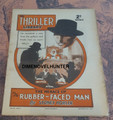 1937 THE THRILLER LIBRARY WEEKLY #454 GREAT DETECTIVE COVER PULP 