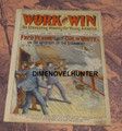 WORK & WIN WEEKLY #357 FRANK TOUSEY LOW # DIME NOVEL WATCH VIDEO DESCRIPTION