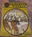 1908 OLD SLEUTH WEEKLY #67 DETECTIVE DIME NOVEL STORY PAPER