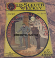 1910 OLD SLEUTH WEEKLY #96 DETECTIVE DIME NOVEL STORY PAPER