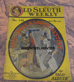 OLD SLEUTH WEEKLY #148 DETECTIVE DIME NOVEL STORY PAPER