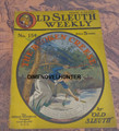 OLD SLEUTH WEEKLY #154 DETECTIVE DIME NOVEL STORY PAPER
