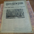 BOYS OF NEW YORK #903 GEN. CUSTER LITTLE BIG HORN STORY PAPER DIME NOVEL