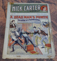 NEW NICK CARTER WEEKLY #399 1904 DETECTIVE DEVIL COVER DIME NOVEL STORY PAPER
