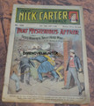 NEW NICK CARTER WEEKLY #492 1906 DETECTIVE DEVIL COVER DIME NOVEL STORY PAPER