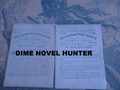 1933 BLOOD AND THUNDER #63, #64 SCARCE DIME NOVEL REFERANCE