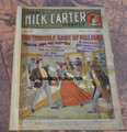 NEW NICK CARTER WEEKLY #398 1904 DETECTIVE COVER DIME NOVEL STORY PAPER