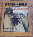 BRAVE & BOLD #128 "STONIA STEDMAN'S TRIUMPH" DIME NOVEL STORY PAPER