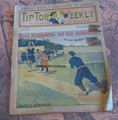 TIP TOP WEEKLY #367 GREAT BASEBALL BATTER COVER STREET & SMITH DIME NOVEL STORY PAPER