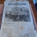 1890 BOYS OF NEW YORK # 789 FRANK TOUSEY MONSTER COVER DIME NOVEL STORY PAPER