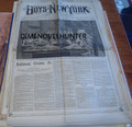 1888 BOYS OF NEW YORK # 676 ONE OF THE GREAT SKELETON COVER FRANK TOUSEY STORY PAPER