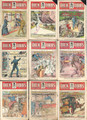CGC DICK DOBBS WEEKLY RARE ONE OF A KIND COMPLETE COLLECTION OF 9 DIME NOVEL