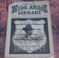 FIVE CENT WIDE AWAKE LIBRARY #1274 DIME NOVEL STORY PAPER