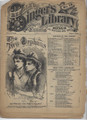 1879 BEADLE'S SINGER'S HALF DIME LIBRARY #19 SCARCE DIME NOVEL STORY PAPER