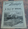 1889 NEW YORK DETECTIVE LIBRARY #345 OLD KING BRADY DIME NOVEL STORY PAPER