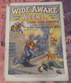 WIDE AWAKE WEEKLY #61 SCARCE FIREMAN FIRE FIGHTING DIME NOVEL STORY PAPER