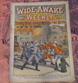 WIDE AWAKE WEEKLY #57 SCARCE FIREMAN FIRE FIGHTING DIME NOVEL STORY PAPER
