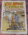 WIDE AWAKE WEEKLY #35 SCARCE FIREMAN FIRE FIGHTING DIME NOVEL STORY PAPER