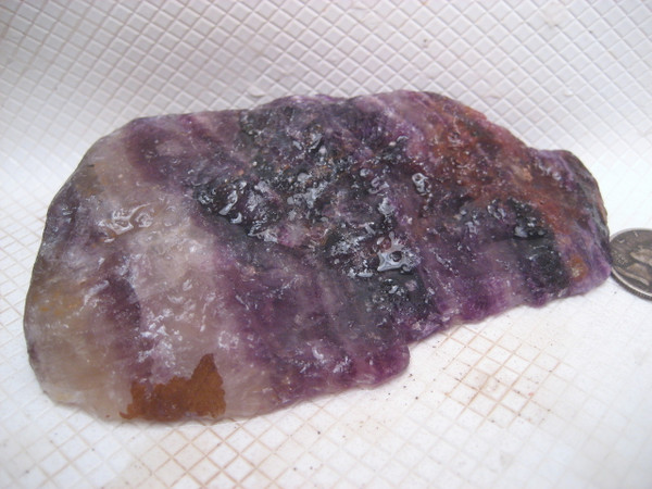 Banded Purple Fluorite*'