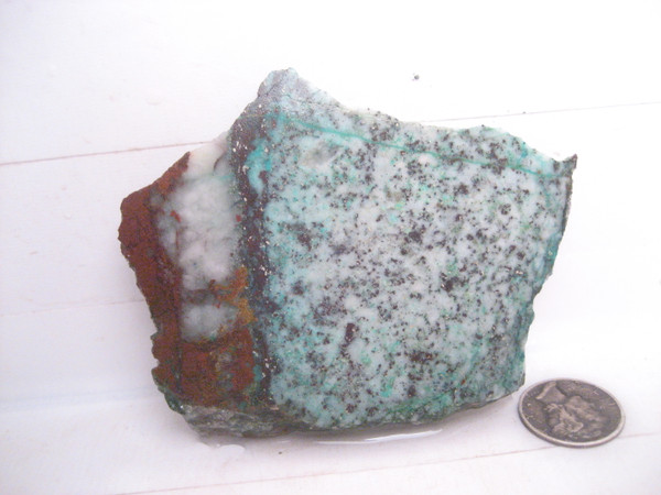 Copper Minerals in Quartz`'