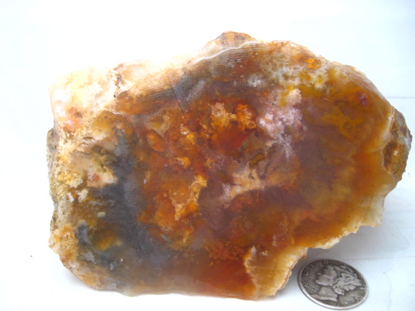 Regency Rose Plume Agate.