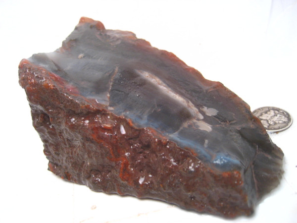 Fire & Smoke Agate ~