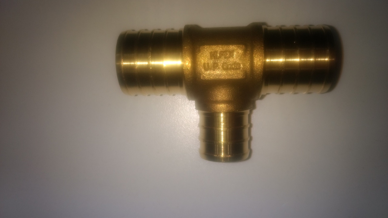 PB1h Brass Pex Barbed Fittings Tee 1x1x 3/4 4 pcs Topline Green Store