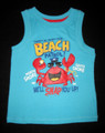 BOYS 2T - Jumping Beans  - Beach Patrol Crab Sleeveless Knit SHIRT