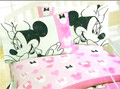 TWIN / SINGLE - Disney - Minnie Mouse Loves Dots SHEET SET